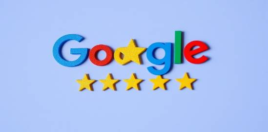 Google rating with 5 stars, representing excellent service and reviews.